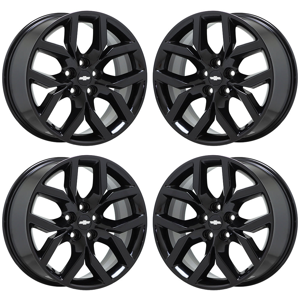 19" Chevrolet Impala Gloss Black wheels rims Factory OEM set 5613 EXCHANGE